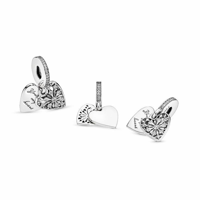 Pandora Heart of Winter Dangle Charm Silver Egypt YF5417960
